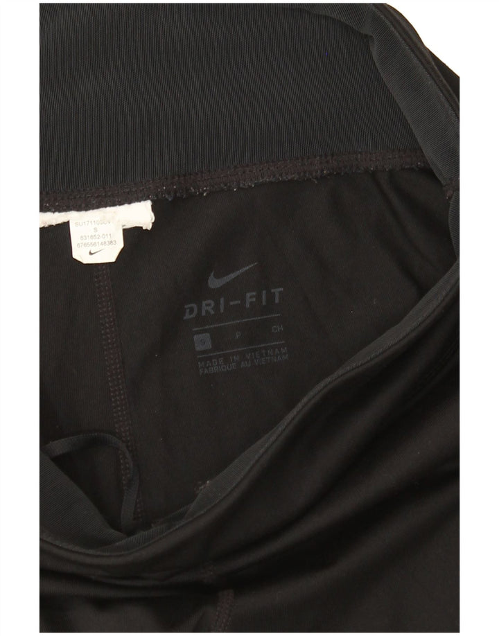 Nike Dame Dri Fit Capri Leggings UK 8 Small Black