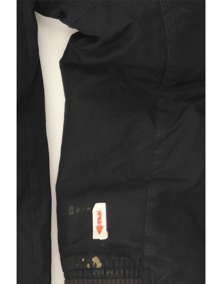 Nike Polstret hættejakke til mænd UK 38 Medium Sort Colourblock Polyester