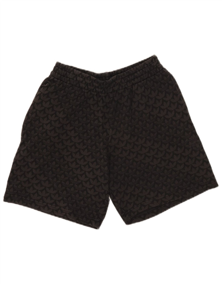 Adidas Herre grafiske sportsshorts Små sorte bomuld