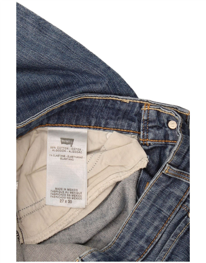 Levi's skinny jeans til kvinder W27 L30 blå bomuld