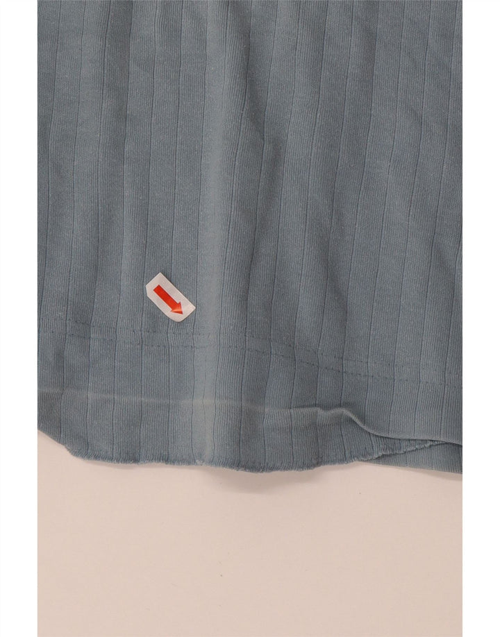 Kappa Herre T-Shirt Top Medium Blå Bomuld