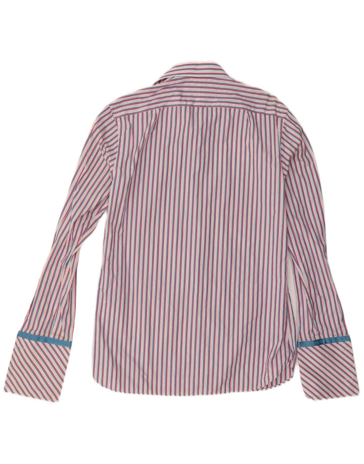 Ted Baker Herre formel skjorte str. 39 15 1/2 Medium Pink Stribet bomuld