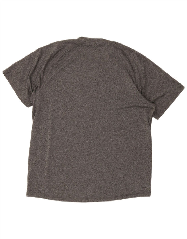 ADIDAS Aeroready T-shirt top til mænd, stor grå polyester