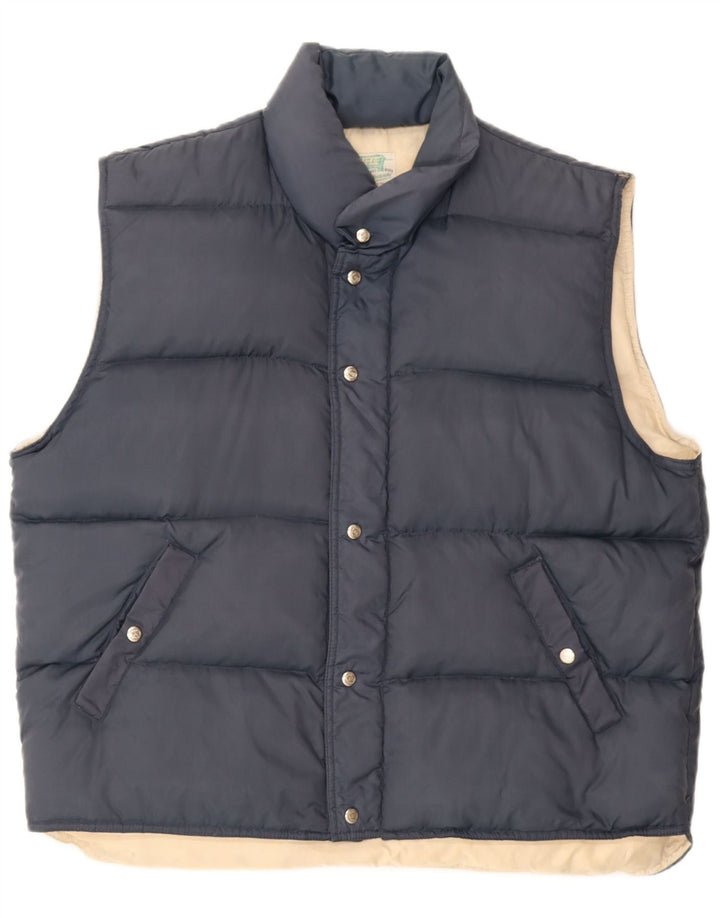 Rifle Herre Polstret Gilet UK 42 XL Navy Blue
