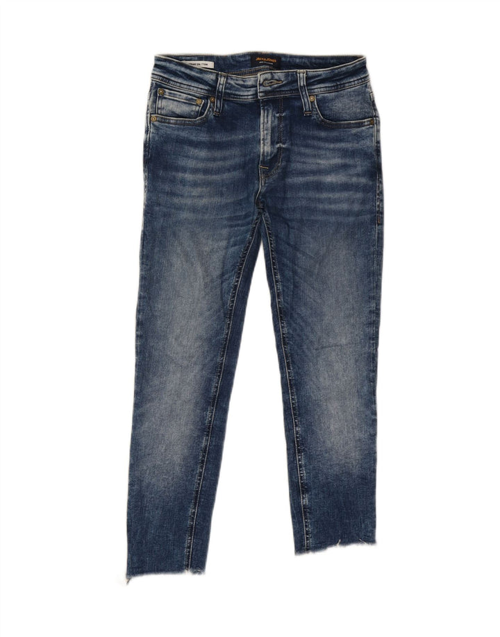Jack & Jones Dame Slim Jeans W28 L23 Blå Bomuld