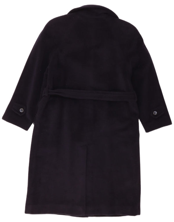 Lanificio Campore Womens Oversized Overcoat IT 42 Medium Navy Blue
