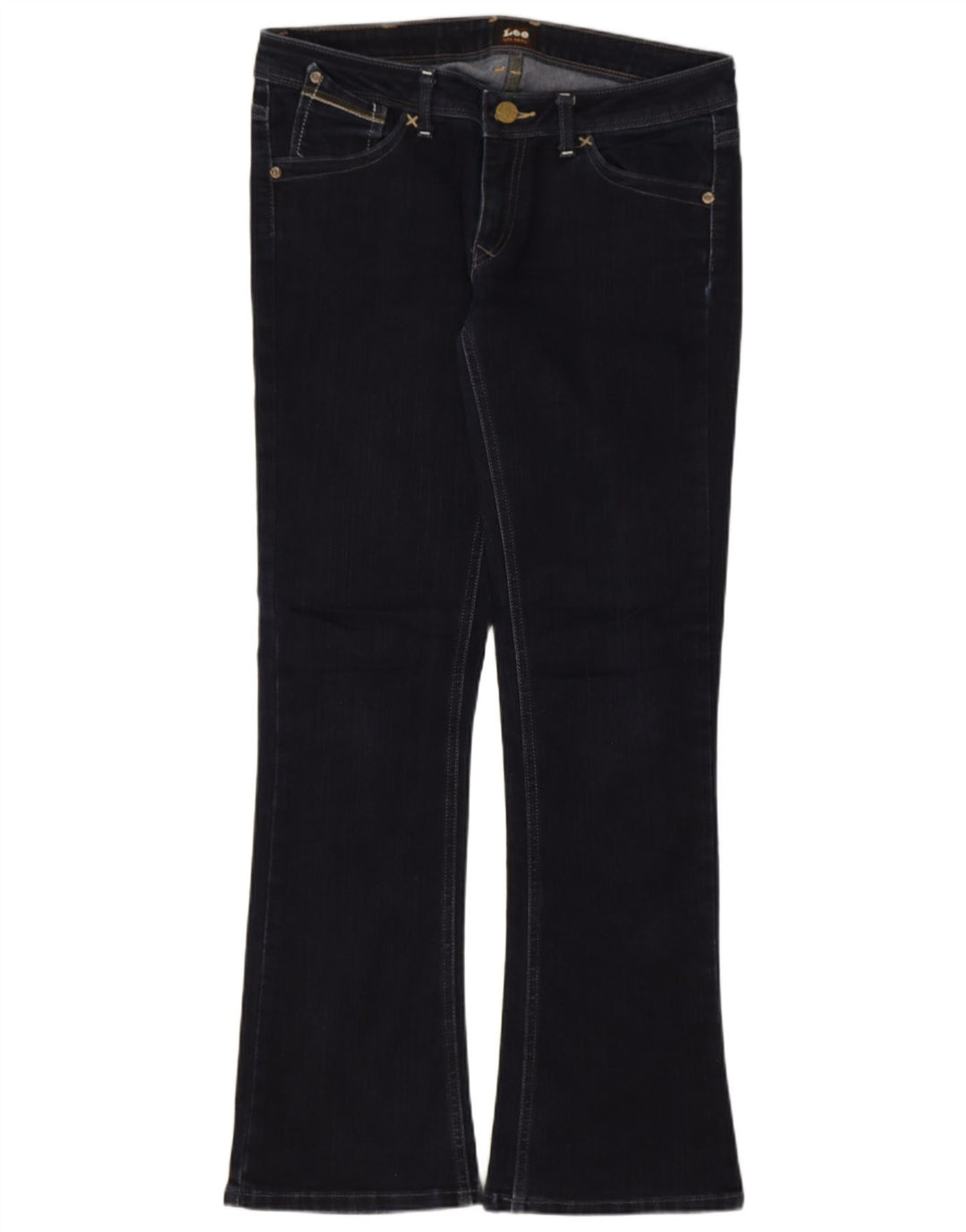 Lee Dame Bootcut Jeans W30 L30 Marineblå Bomuld