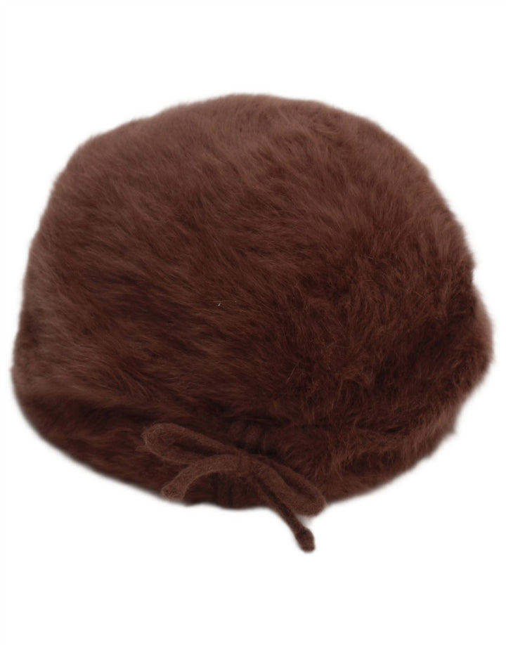 Kangol hue i imiteret pels til kvinder, medium brun