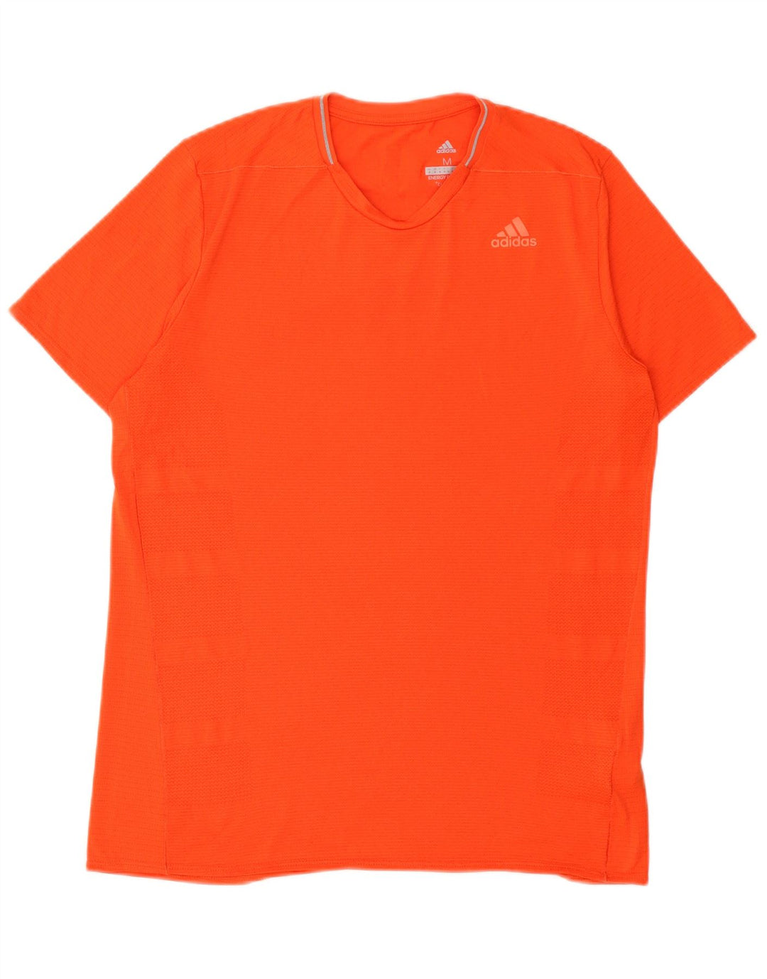 Adidas Herre Climacool T-Shirt Top Medium Orange Polyester