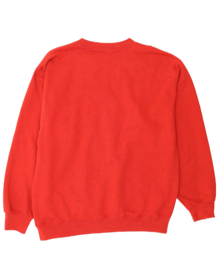 Timberland Herre grafisk sweatshirt jumper lille rød bomuld