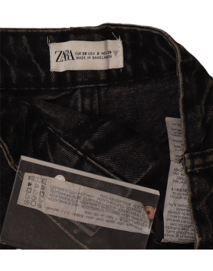 ZARA Womens Denim Shorts EU 38 Small W28 Grey Cotton Vintage Zara and Second-Hand Zara from Messina Hembry 