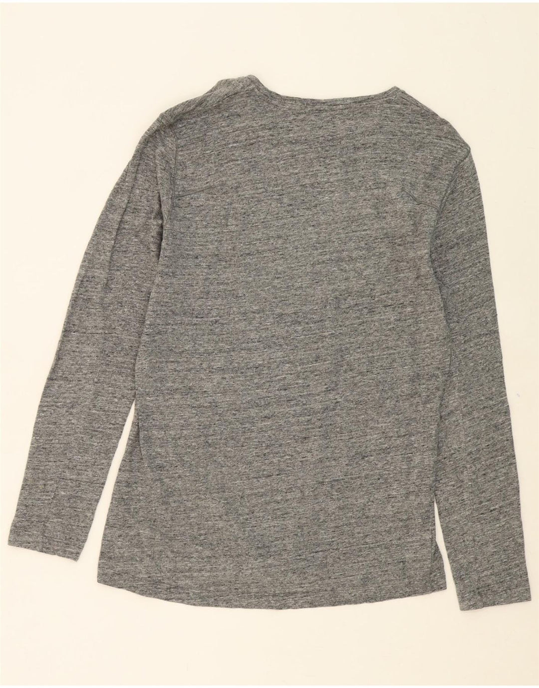 CALVIN KLEIN JEANS Mens Top Long Sleeve 2XL Grey Flecked Cotton Vintage Calvin Klein Jeans and Second-Hand Calvin Klein Jeans from Messina Hembry 