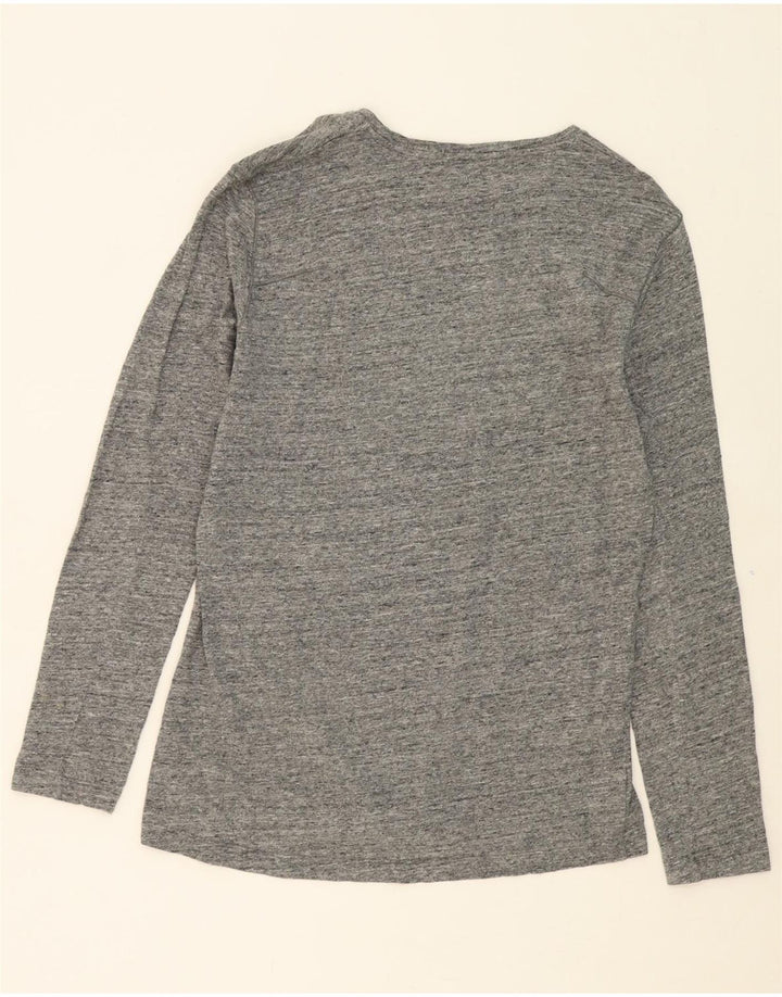 CALVIN KLEIN JEANS Mens Top Long Sleeve 2XL Grey Flecked Cotton Vintage Calvin Klein Jeans and Second-Hand Calvin Klein Jeans from Messina Hembry 