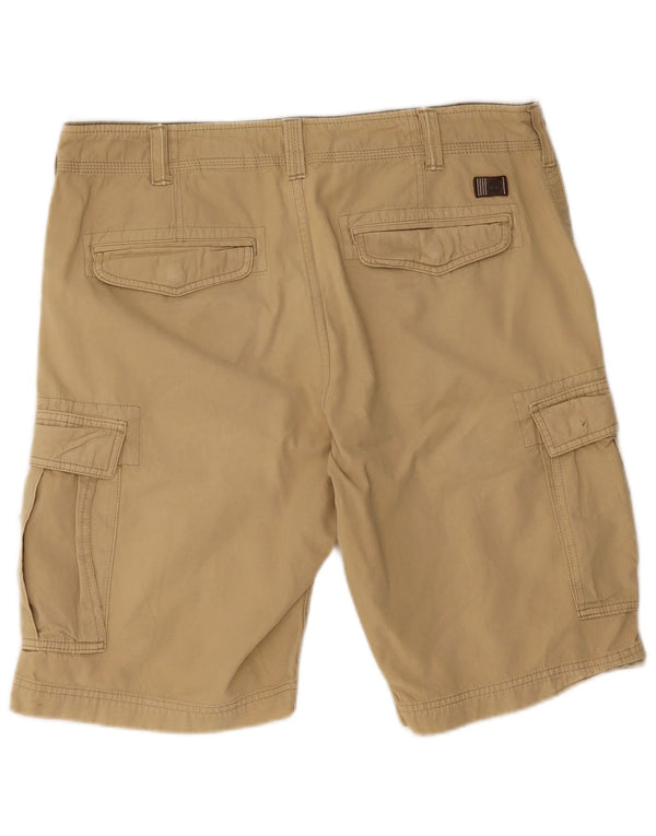Timberland Mens Earthkeepers Cargo Shorts W34 Large Beige Bomuld
