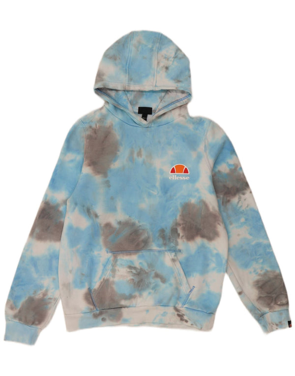 ELLESSE hættetrøje til drenge 13-14 år Blue Tie Dye Bomuld