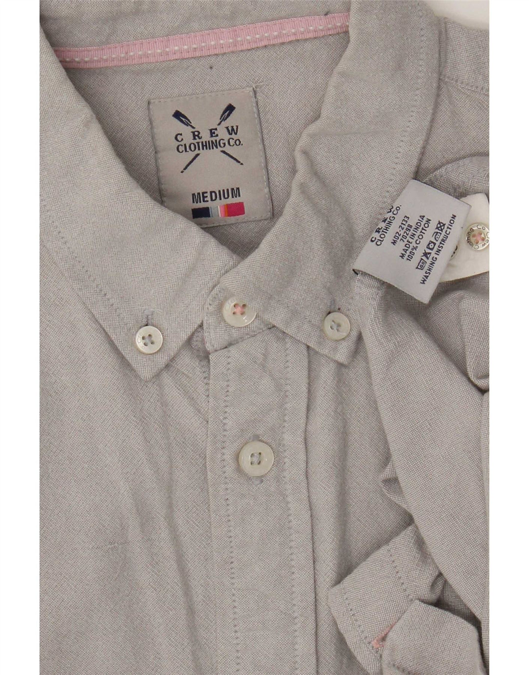 Crew Clothing Herreskjorte Medium Grå Bomuld