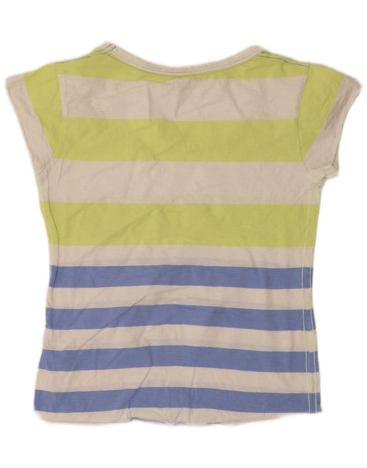 White Stuff Dame T-Shirt Top UK 10 Small Multicolored Striped