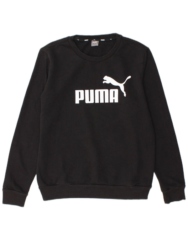 Puma Herre grafisk sweatshirt Jumper Medium Sort
