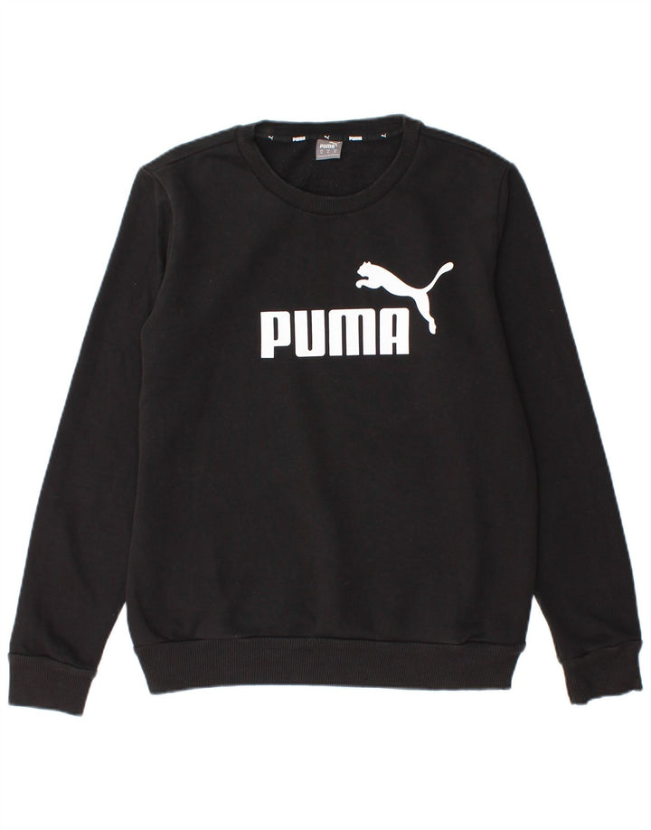 Puma Herre grafisk sweatshirt Jumper Medium Sort