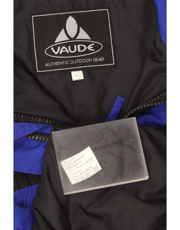 Vaude Herre Windbreaker Jacket UK 38 Medium Blue Colourblock Polyester
