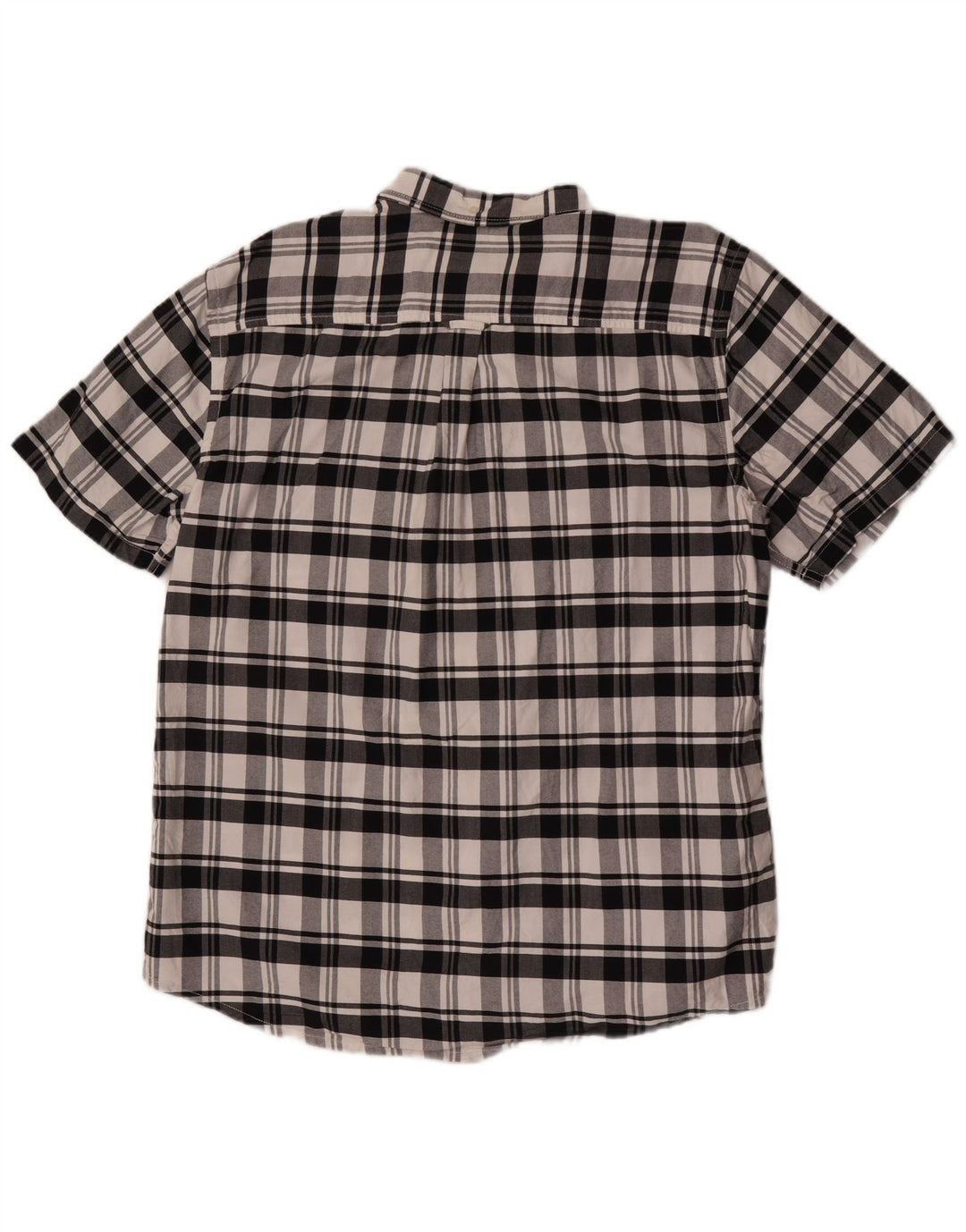 Hurley Herre kortærmet skjorte XL Hvid Plaid Bomuld