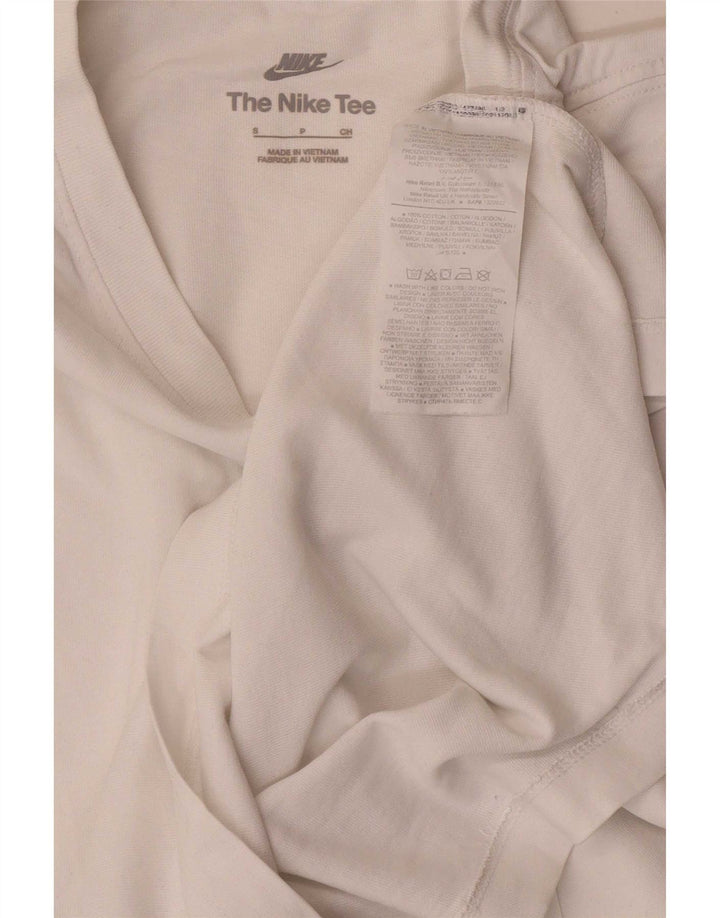Nike herre T-shirt top lille hvid bomuld