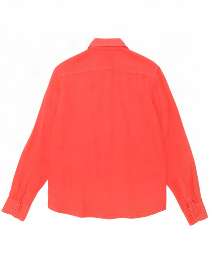 Massimo Dutti Herreskjorte Medium Rød hør