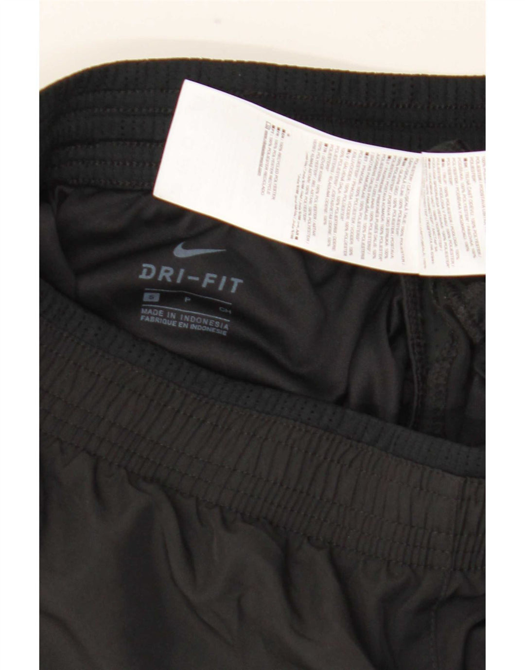 Nike Dame Dri Fit Sport Shorts UK 8 Small Black Polyester