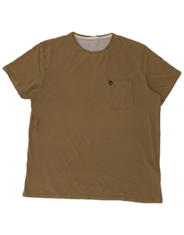 Timberland Herre T-Shirt Top XL Khaki