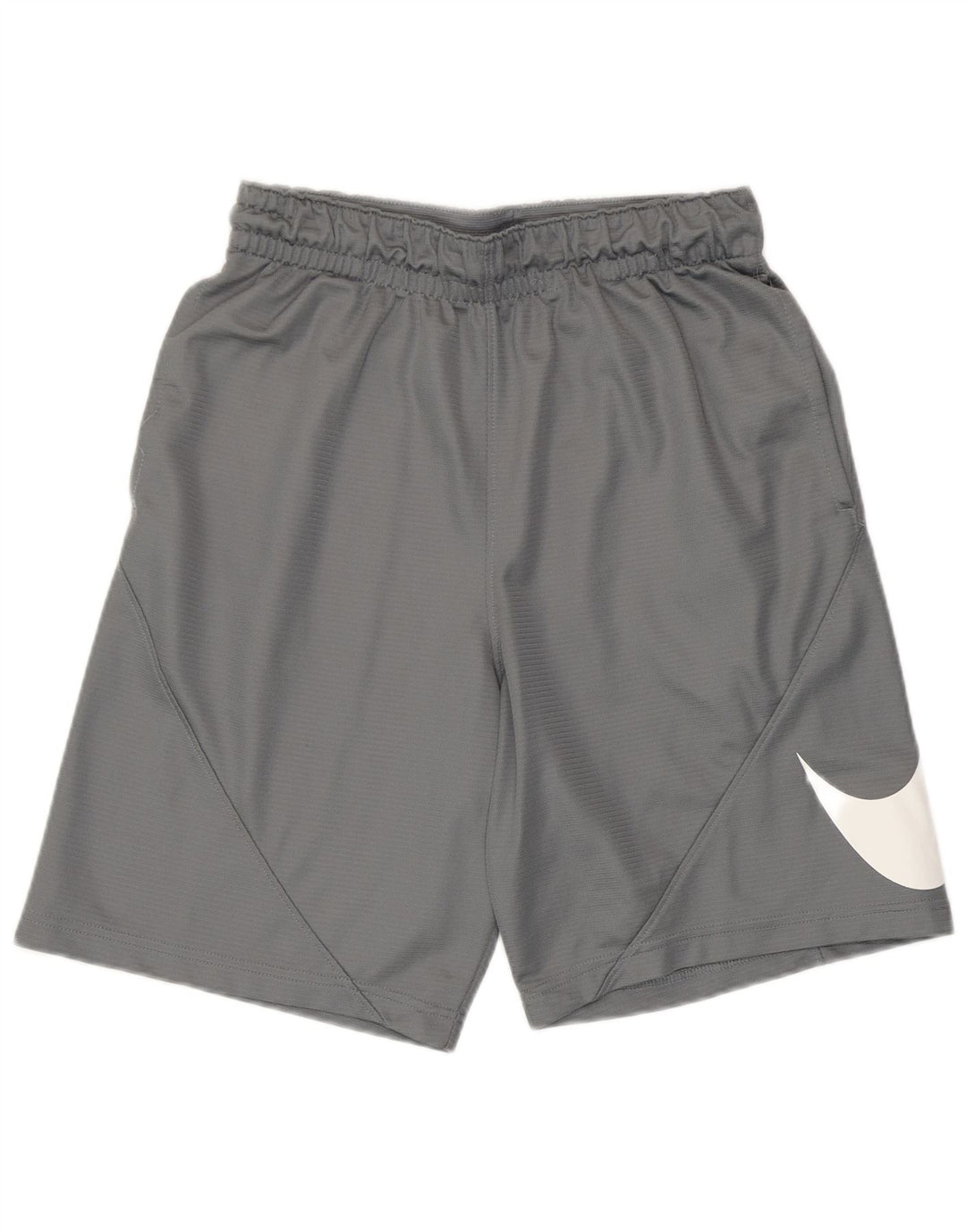 Nike Herre Dri Fit grafiske sportsshorts mellemgrå polyester