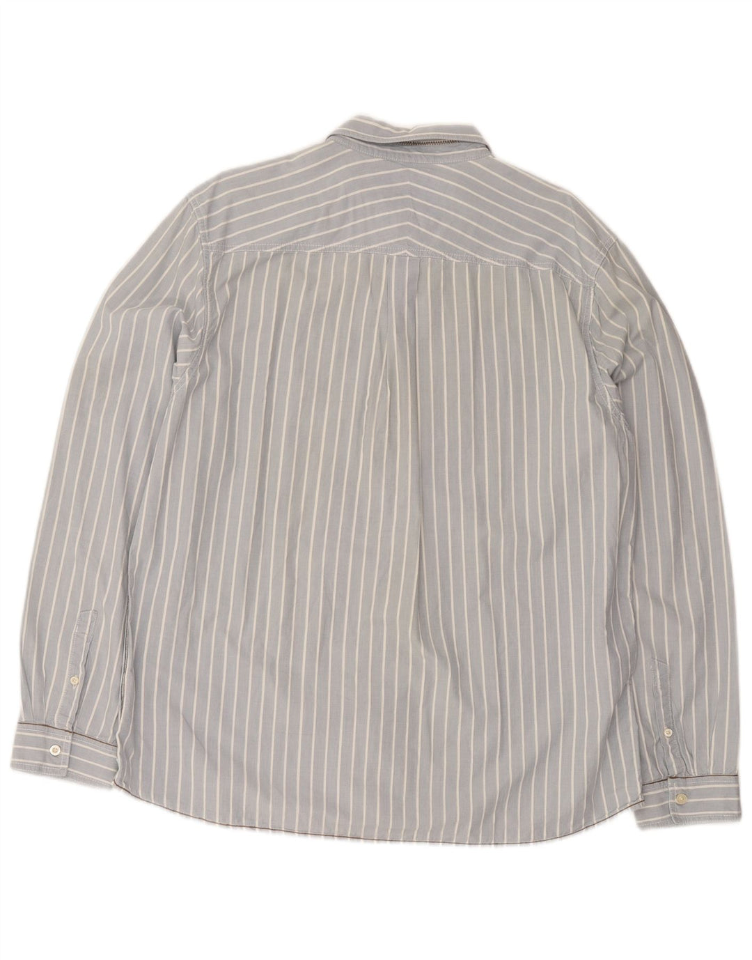White Stuff Herre Classic Fit skjorte 2XL Blå nålestribet bomuld