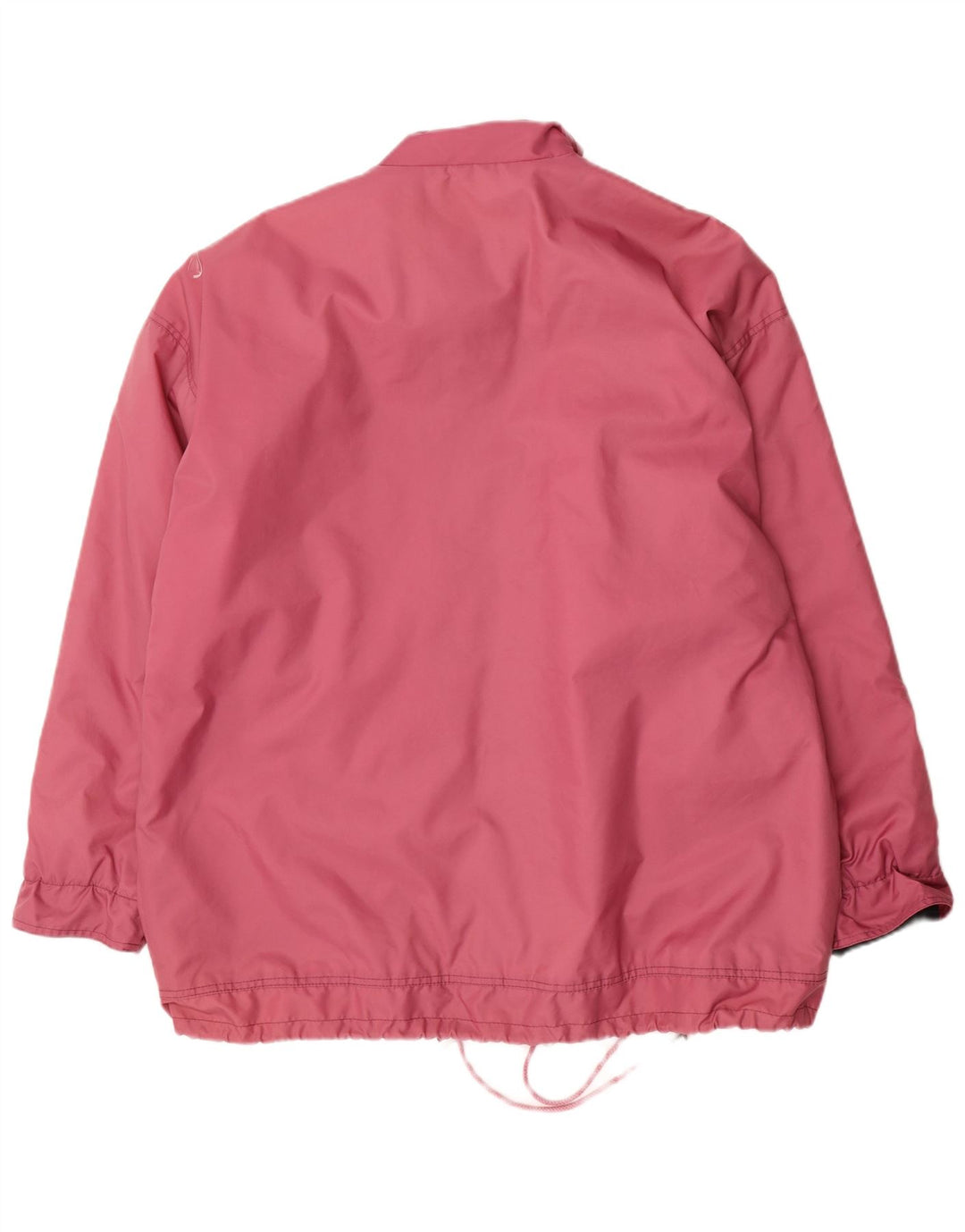Vintage Herre Windbreaker Jacket UK 42 XL Pink Polyamid