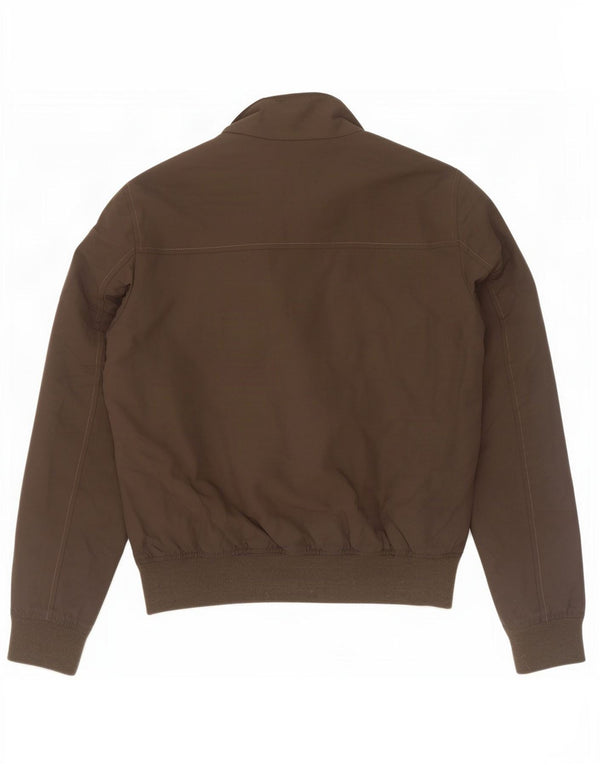 Woolrich Herre Bomber Jacket UK 36 Small Khaki Nylon