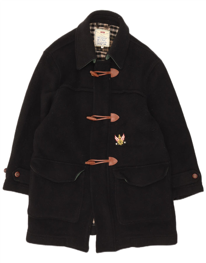 CARRERA Herre Duffle Coat UK 38 Medium Sort Uld