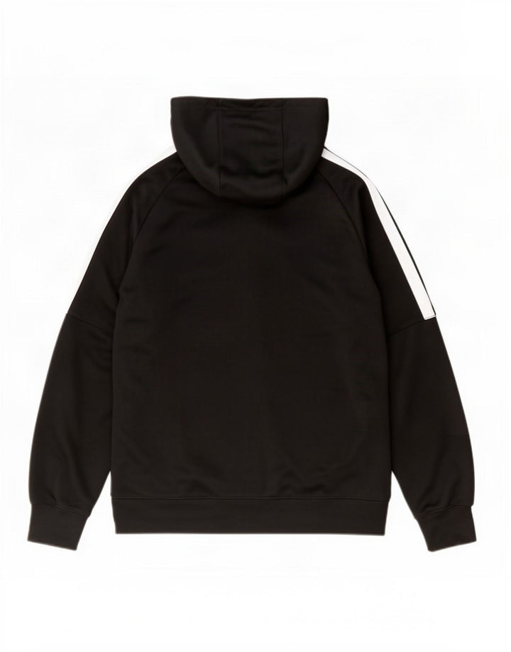 Nike hættetrøje med lynlås til mænd Large Black Colourblock Polyester