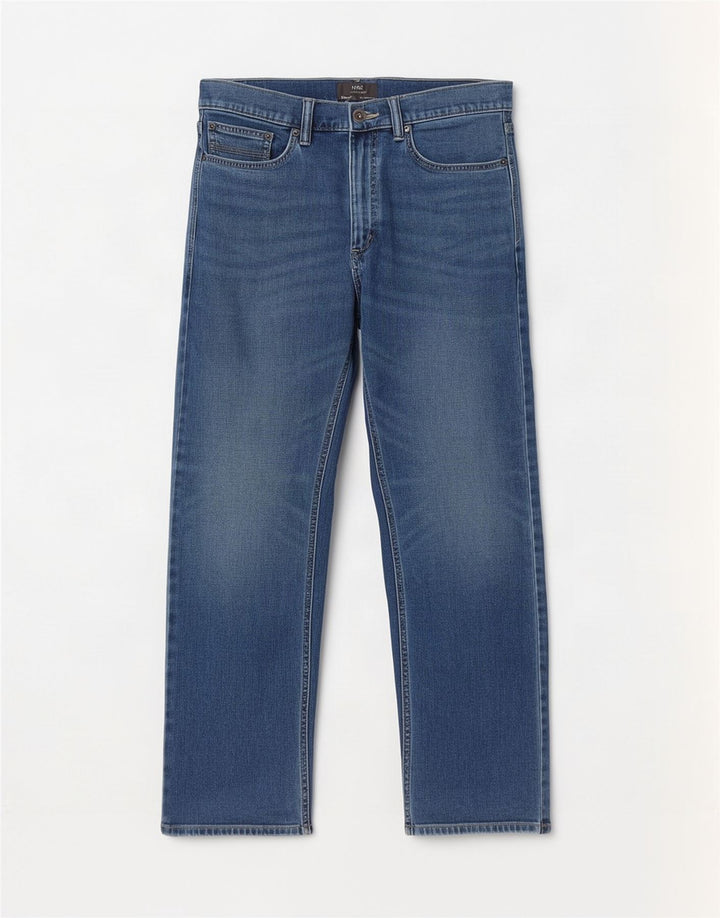 Marks & Spencer Straight Jeans til mænd W32 L29 blå bomuld