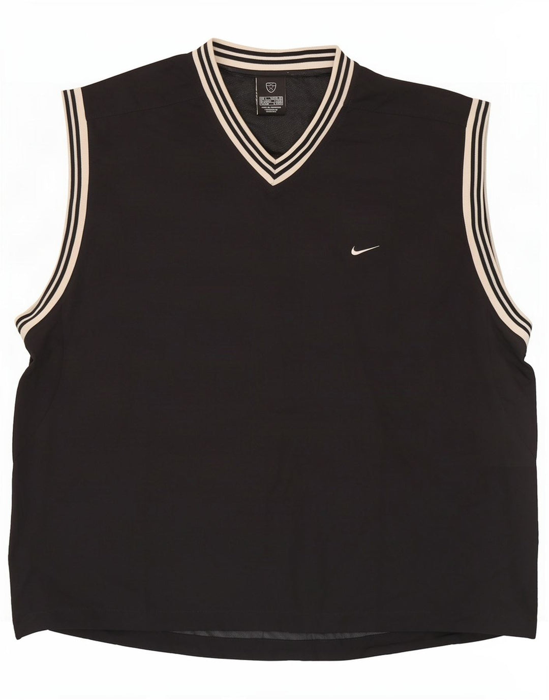 Nike Herrevest Top UK 42/44 Large Black Nylon