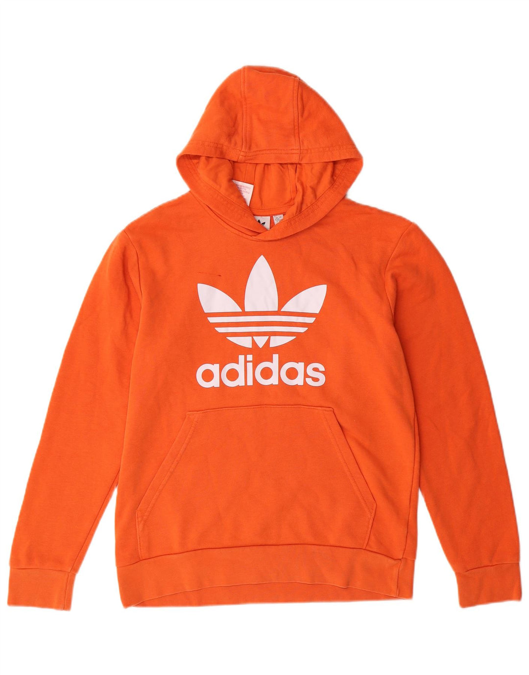 ADIDAS Grafisk hættetrøje til drenge 12-13 år Orange bomuld