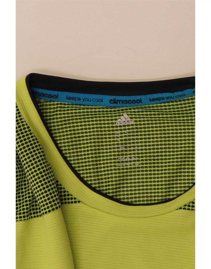 Adidas Herre Climacool T-Shirt Top Stor Grøn Polyester
