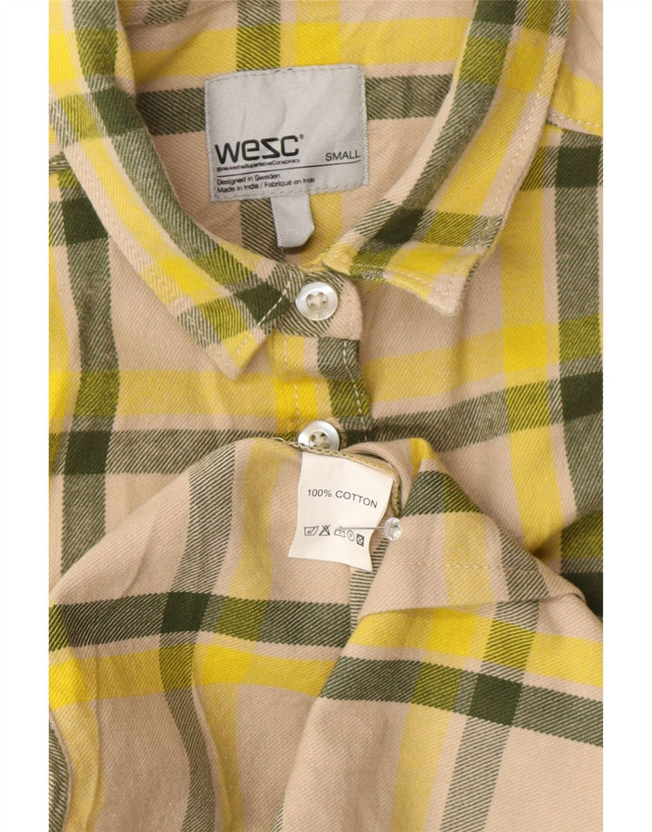 Wezc Dame Flannel Shirt UK 10 Lille flerfarvet ternet bomuld