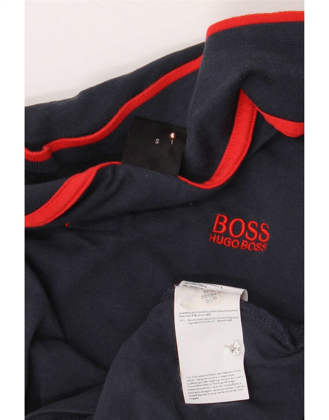 Hugo Boss herre poloshirt lille marineblå bomuld