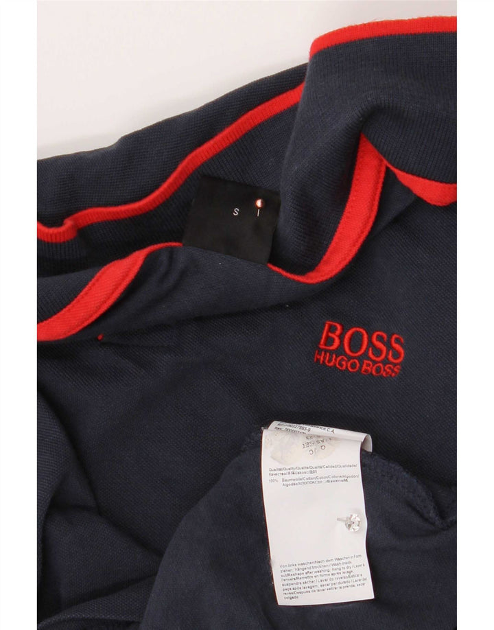 Hugo Boss herre poloshirt lille marineblå bomuld