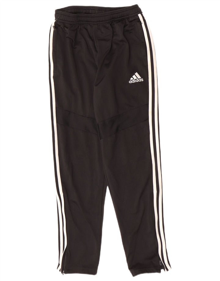 Adidas Drenge Træningsdragt Bukser 13-14 År Sort Polyester