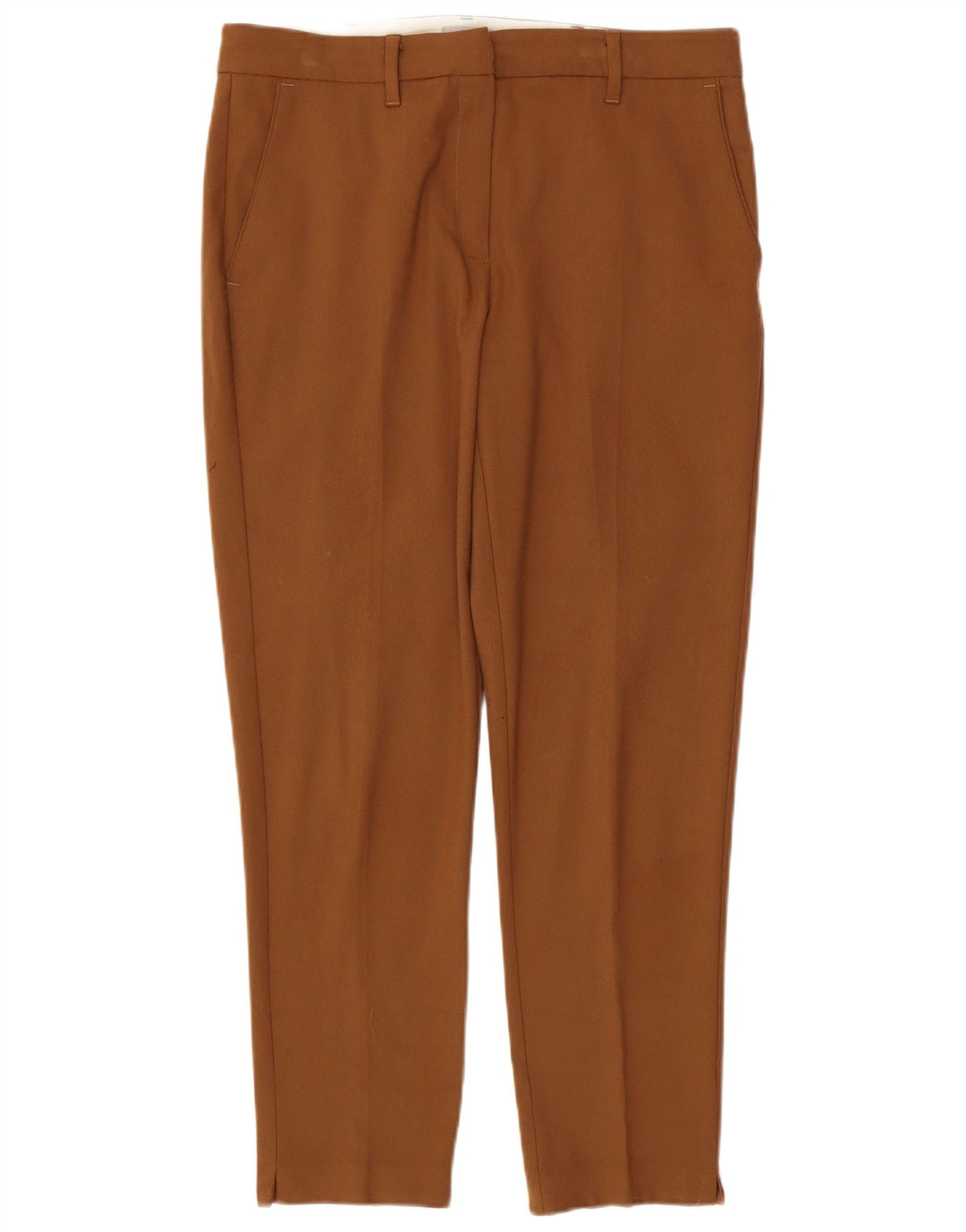 MARELLA Dame Slim Suit Bukser UK 14 Large W34 L28 Brun Polyester