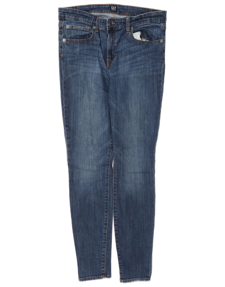 Gap Dame Skinny Jeans W31 L31 Blå Bomuld