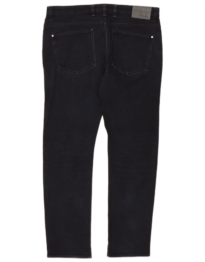 Ted Baker Herre Slim Jeans W36 L32 Marineblå Bomuld