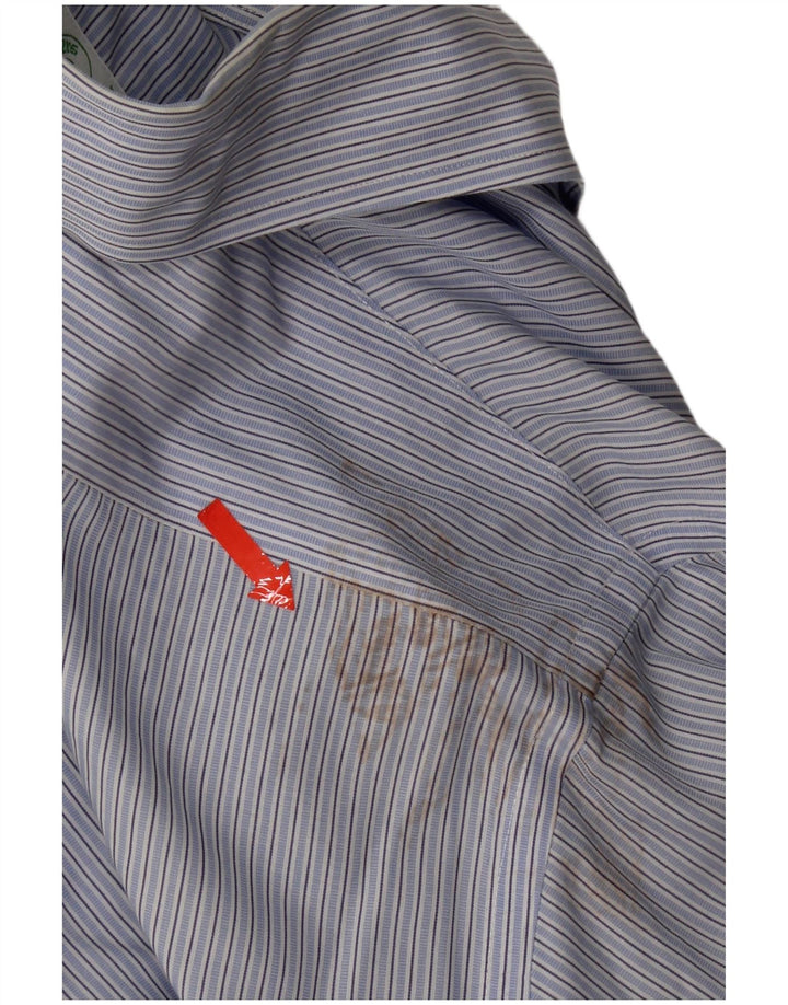 Brooks Brothers Herre 346 skjorte str. 15 Medium blå stribet bomuld