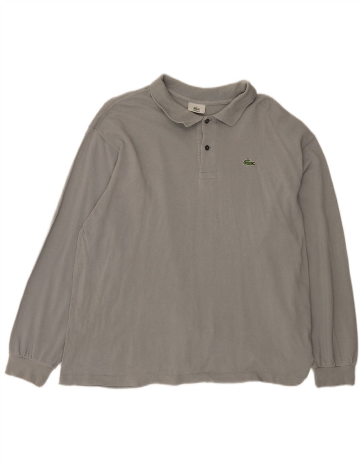Lacoste Langærmet Polo Shirt til mænd Størrelse 8 3XL Grå