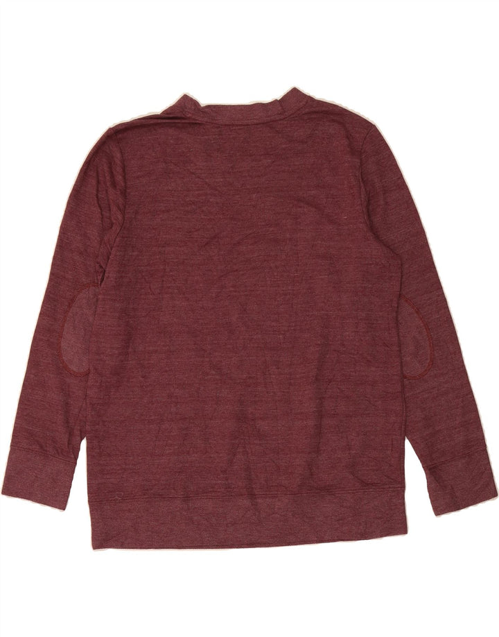 ADIDAS Mens Graphic Top Long Sleeve XL Maroon Vintage Adidas and Second-Hand Adidas from Messina Hembry 