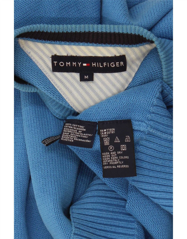 Tommy Hilfiger Herre Crew Neck sweater mellemblå bomuld